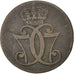 DENMARK, Skilling, 1771, KM #616.1, VF(20-25), Copper, 29, 10.80