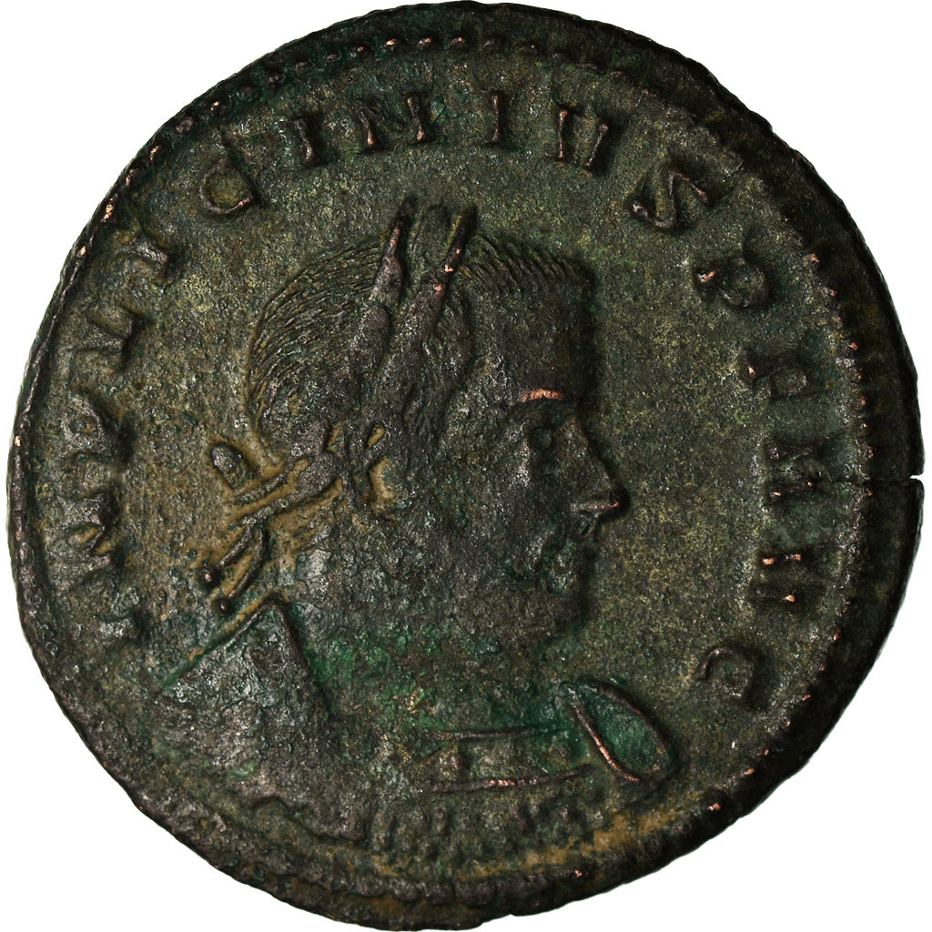 Münze, Licinius I, Nummus, Trier, SS, Kupfer