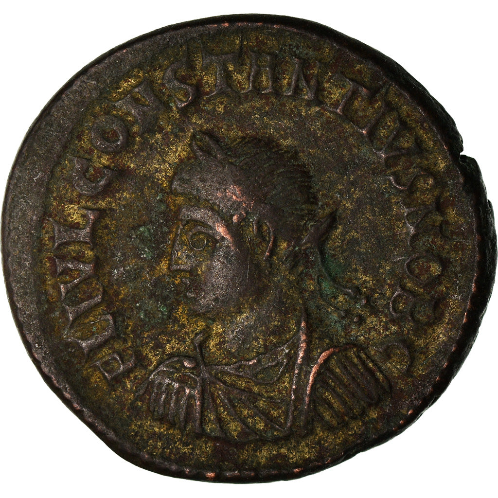 Coin, Constance II, Nummus, Nicomedia, EF(40-45), Copper