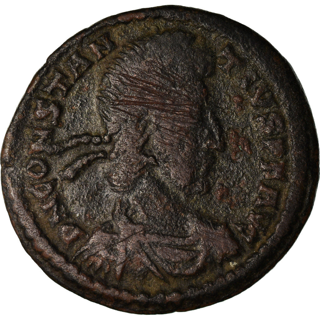 Münze, Constance II, Nummus, Siscia, S+, Kupfer