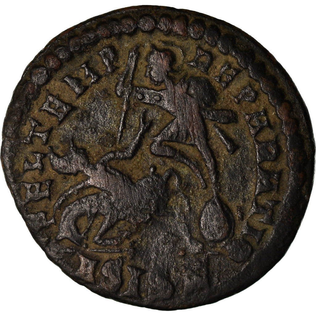 Münze, Constance II, Nummus, Siscia, S+, Kupfer