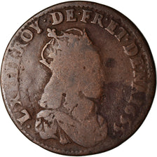 Coin, France, Louis XIV, Liard, 1655, Vimy, VF(20-25), Copper