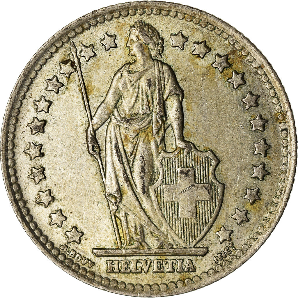 Münze, Schweiz, Franc, 1946, SS, Silber, KM:24