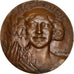 France, Medal, La Victoire, WAR, Morlon, AU(55-58), Bronze