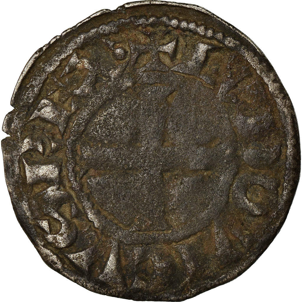 Munten, Frankrijk, Louis VIII-IX, Denier Tournois, FR, Billon, Duplessy:193