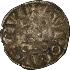 Moneta, Francja, Louis VIII-IX, Denier Tournois, VF(20-25), Bilon, Duplessy:193