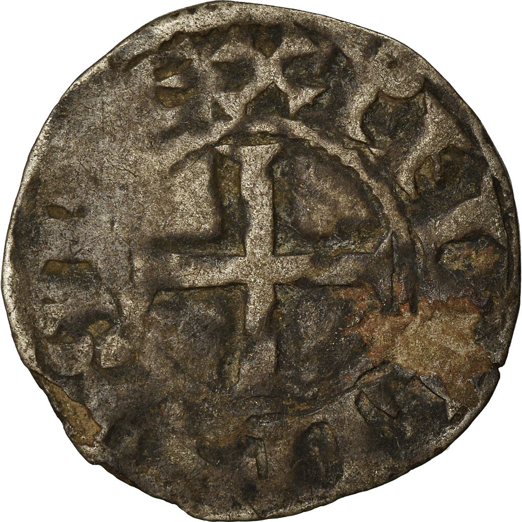 Moneta, Francja, Touraine, Denarius, Saint-Martin de Tours, VF(20-25), Srebro