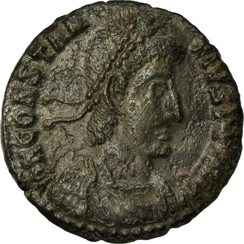 Moneda, Constance II, Nummus, Siscia, MBC+, Cobre