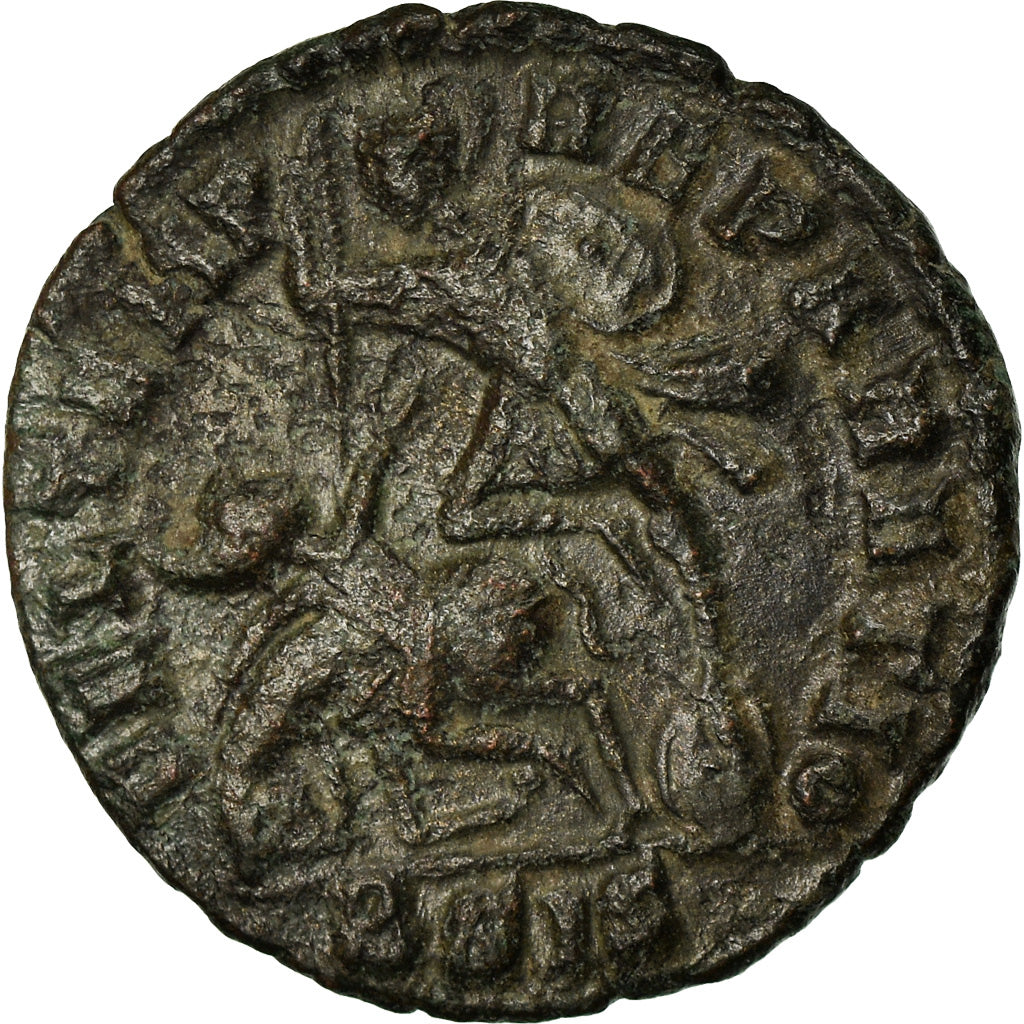 Moneda, Constance II, Nummus, Siscia, MBC+, Cobre