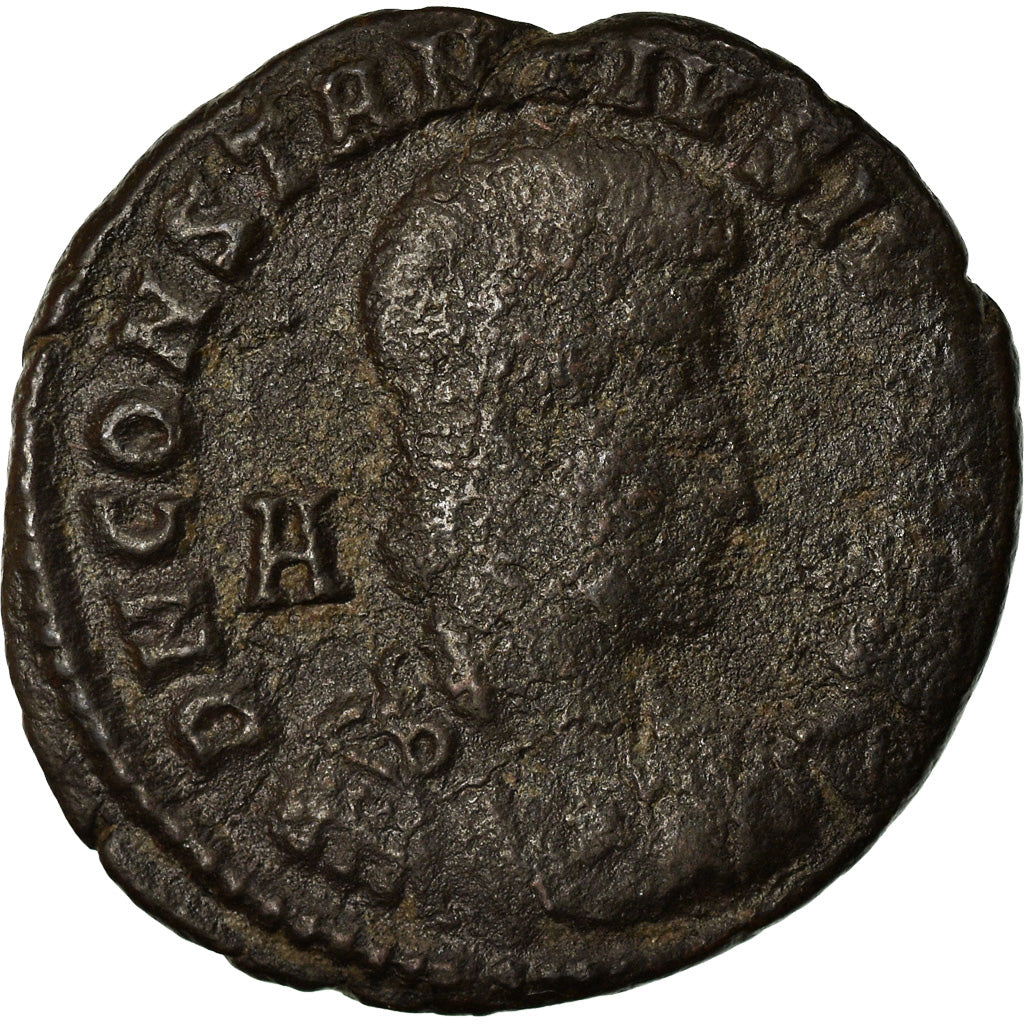 Coin, Constance II, Maiorina, Siscia, EF(40-45), Copper
