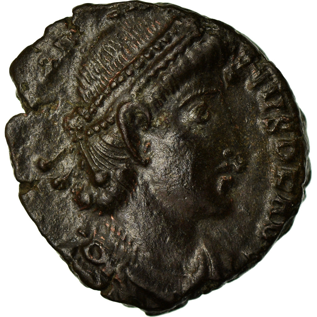 Moneta, Constance II, Nummus, Uncertain Mint, MS(63), Miedź