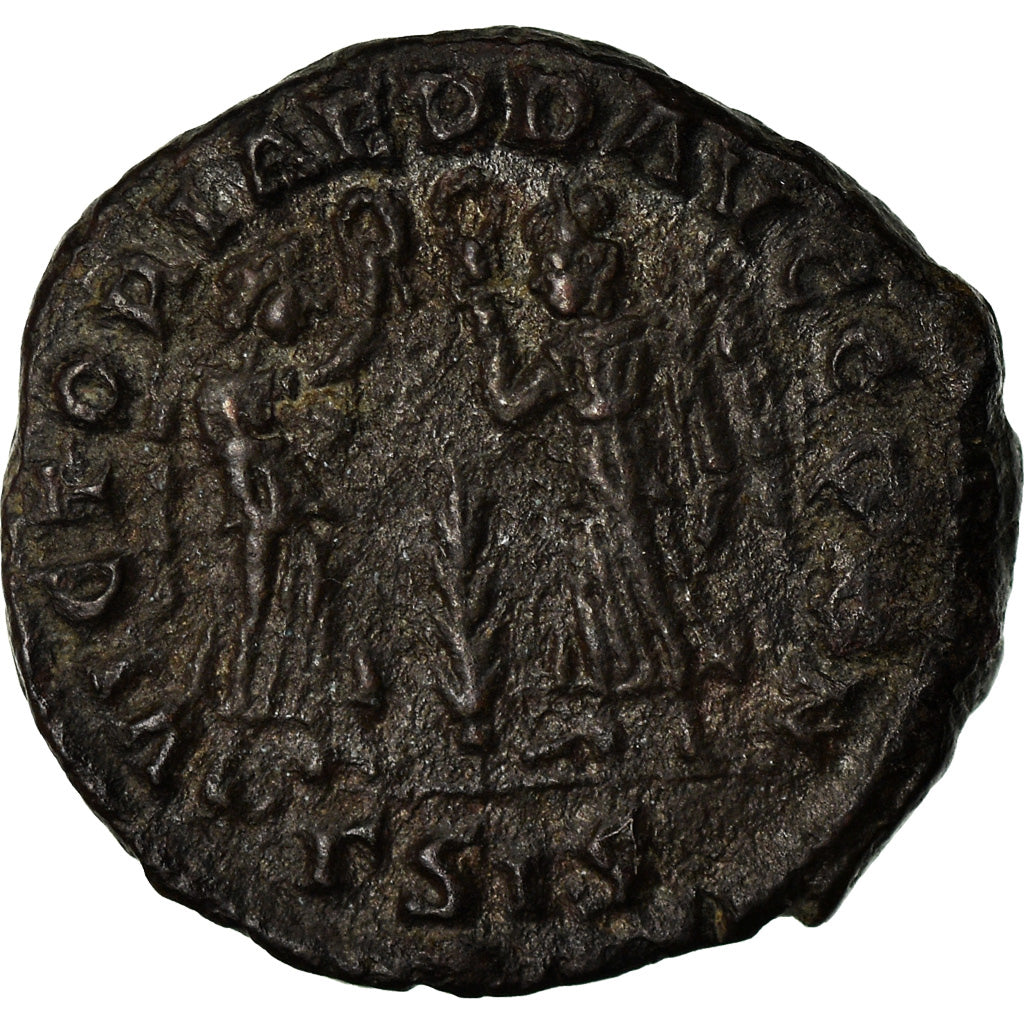 Moneta, Constans, Nummus, Siscia, BB+, Rame