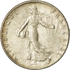 Moneta, Francia, Semeuse, 50 Centimes, 1919, Paris, SPL-, Argento, KM:854