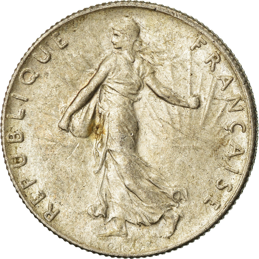 Monnaie, France, Semeuse, 50 Centimes, 1919, Paris, SUP, Argent, Gadoury:420