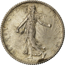 Moneta, Francia, Semeuse, Franc, 1916, Paris, BB, Argento, KM:844.1, Gadoury:467