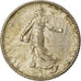 Coin, France, Semeuse, Franc, 1917, Paris, AU(50-53), Silver, KM:844.1
