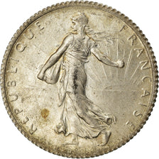 Coin, France, Semeuse, Franc, 1919, Paris, AU(55-58), Silver, KM:844.1