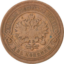 Münze, Russland, Nicholas II, 2 Kopeks, 1894, SS, Kupfer, KM:10.2