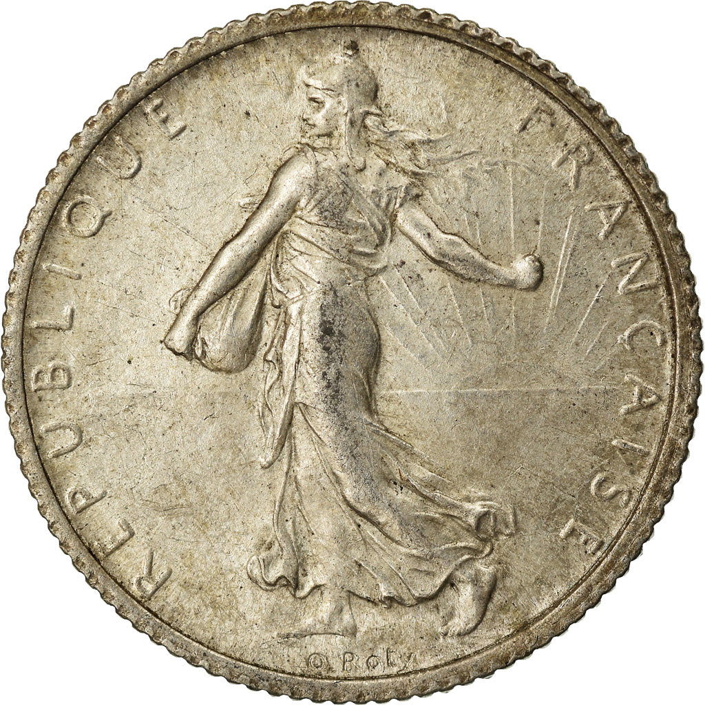 Monnaie, France, Semeuse, Franc, 1920, Paris, SUP, Argent, Gadoury:467, KM:844.1