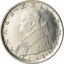 Coin, VATICAN CITY, John XXIII, 100 Lire, 1959, Rome, MS(60-62), Stainless