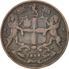 INDIA-BRITISH, 1/4 Anna, 1858, KM #463.1, VF(20-25), Copper, 25.6, 6.36