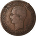 Münze, Griechenland, George I, 10 Lepta, 1869, Strassburg, S, Kupfer, KM:43