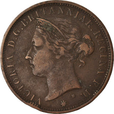 Coin, Jersey, Victoria, 1/12 Shilling, 1877, VF(30-35), Bronze, KM:8