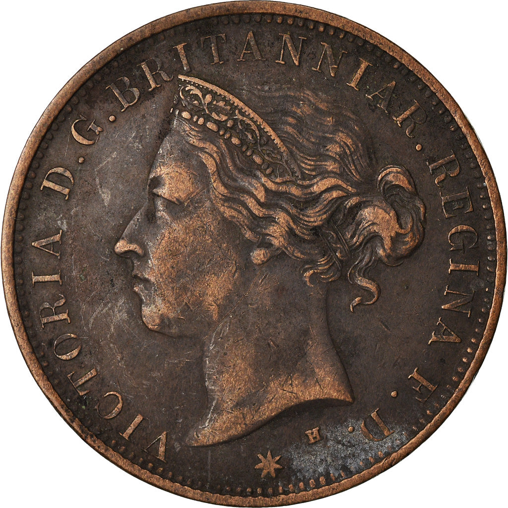 Coin, Jersey, Victoria, 1/12 Shilling, 1877, VF(30-35), Bronze, KM:8