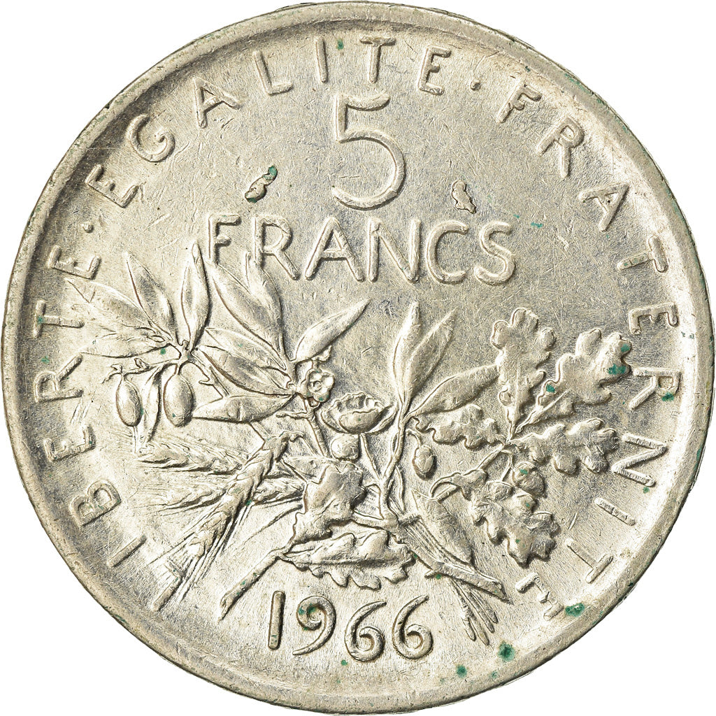 Monnaie, France, Semeuse, 5 Francs, 1966, Paris, TTB, Argent, KM:926