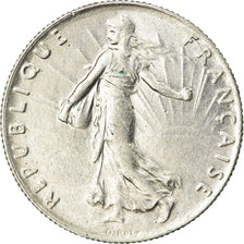Monnaie, France, Semeuse, 50 Centimes, 1917, Paris, TTB+, Argent, Gadoury:420
