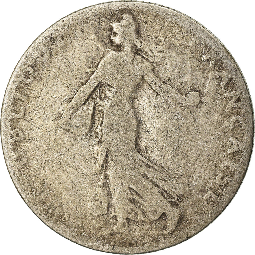 Coin, France, Semeuse, 50 Centimes, 1902, Paris, VF(20-25), Silver, KM:854
