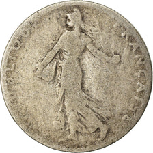 Coin, France, Semeuse, 50 Centimes, 1902, Paris, VF(20-25), Silver, KM:854