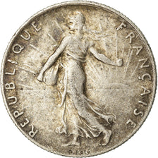 Moneta, Francia, Semeuse, 50 Centimes, 1914, Paris, BB, Argento, KM:854