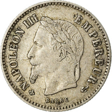 Coin, France, Napoleon III, Napoléon III, 20 Centimes, 1867, Paris, EF(40-45)