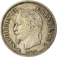 Coin, France, Napoleon III, Napoléon III, 20 Centimes, 1867, Paris, EF(40-45)