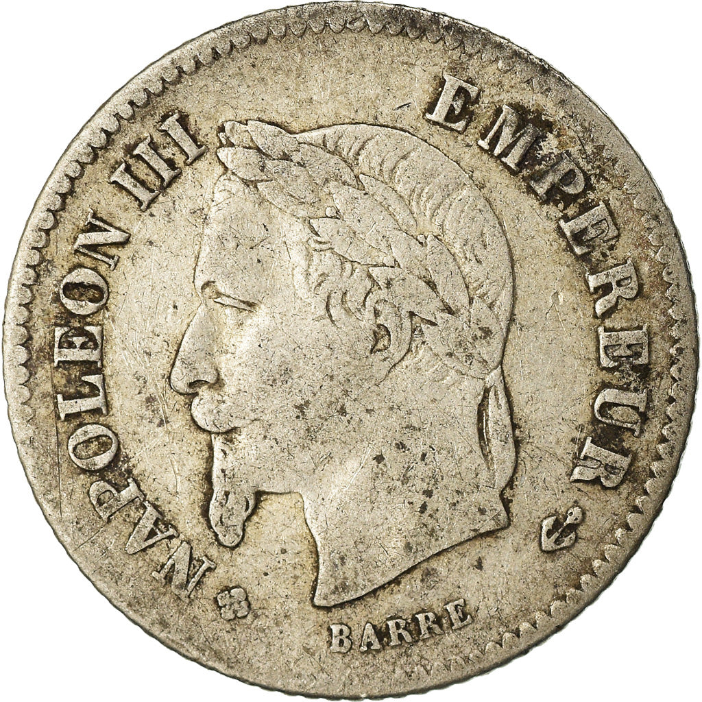 Coin, France, Napoleon III, Napoléon III, 20 Centimes, 1867, Strasbourg