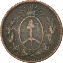 ARGENTINA, Decimo, 1822, KM #1, VF(20-25), Copper, 23.5, 6.42