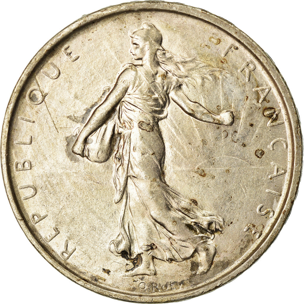 Coin, France, Semeuse, 5 Francs, 1963, Paris, AU(55-58), Silver, KM:926