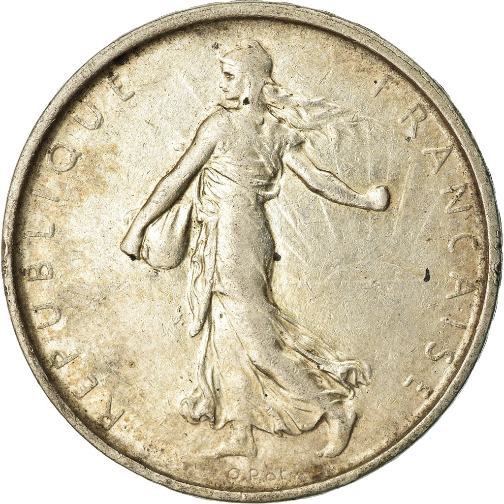 Münze, Frankreich, Semeuse, 5 Francs, 1964, Paris, SS, Silber, KM:926