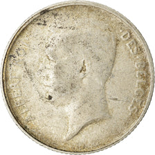 Moneta, Belgio, Albert I, Franc, 1910, MB, Argento, KM:72
