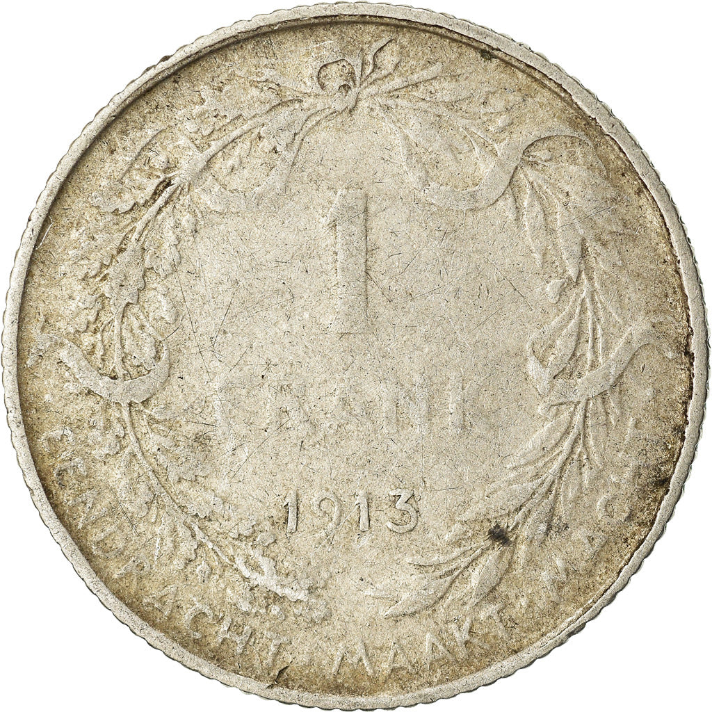 Coin, Belgium, Albert I, Franc, 1913, VF(20-25), Silver, KM:73.1