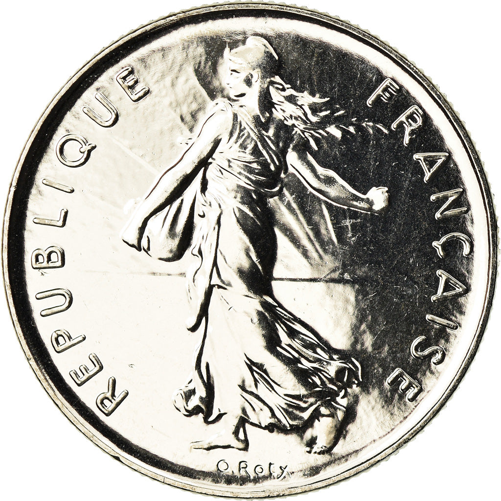 Coin, France, Semeuse, 5 Francs, 2001, Paris, BU, MS(65-70), Silver, KM:1309
