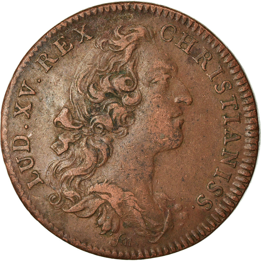 Frankrijk, Token, Louis XV, Colonies françaises de l'Amérique, 1755, ZF