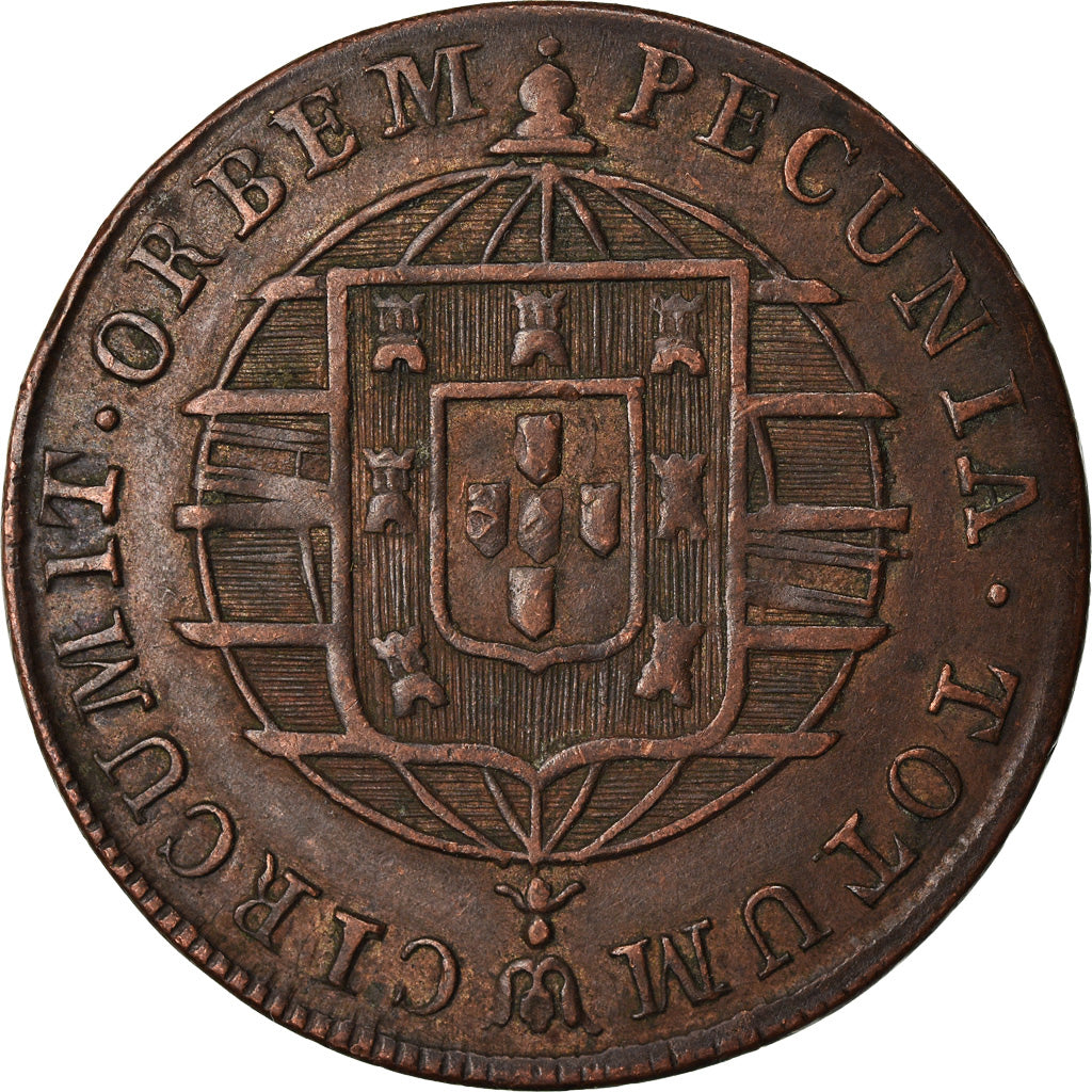 Münze, Brasilien, João VI, 20 Reis, 1819, Rio de Janeiro, SS+, Kupfer