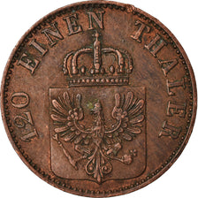 Coin, German States, PRUSSIA, Friedrich Wilhelm IV, 3 Pfennig, 1854, Berlin