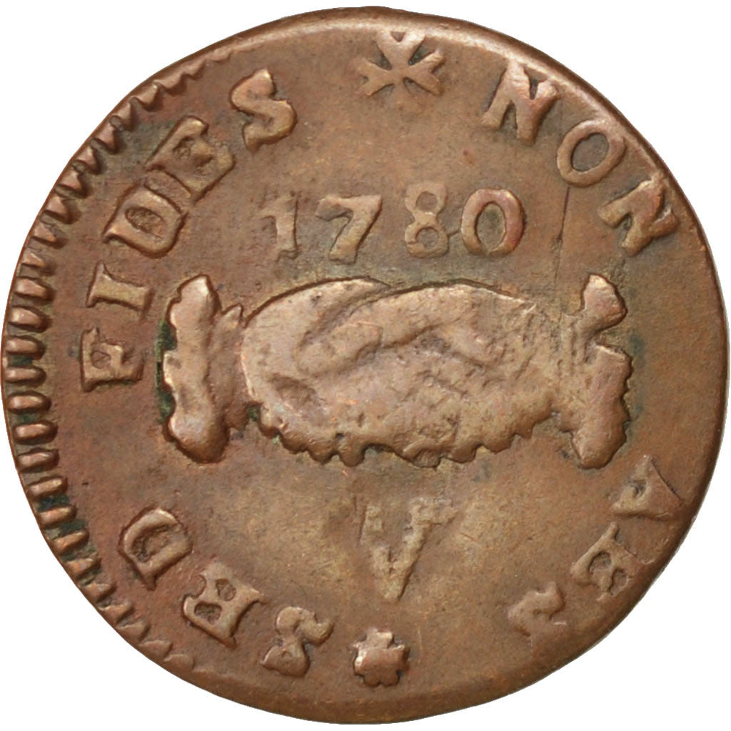 MALTA, ORDER OF, V (5) Grani, Cinquina, 1780, KM #299.1, VF(30-35), Copper, 3.45