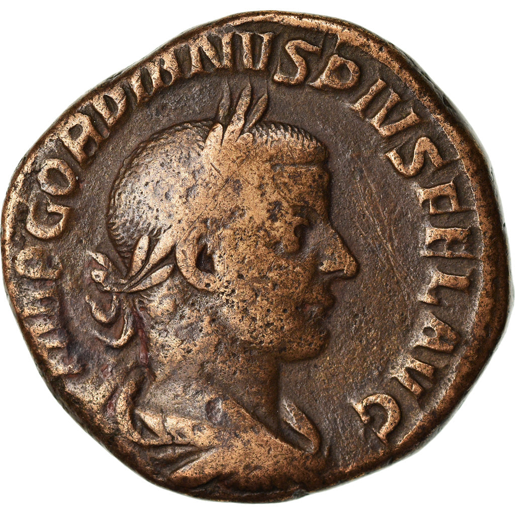 Moneda, Gordian III, Sestercio, 244, Roma, MBC, Bronce, RIC:328