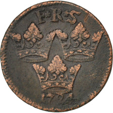 SWEDEN, Ore, K.M., 1724, KM #383.1, F(12-15), Copper, 4.47