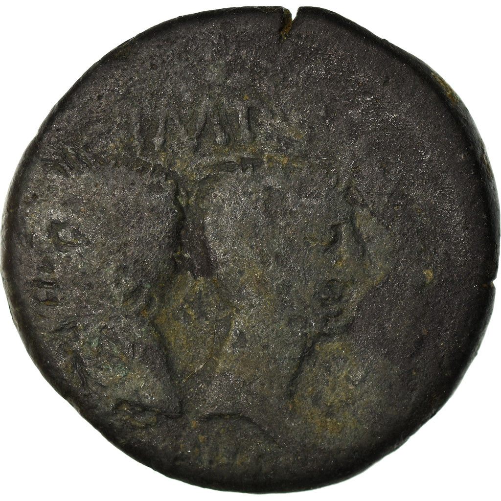 Coin, Augustus & Agrippa, Dupondius, Nîmes, F(12-15), Bronze