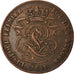 Coin, Belgium, Leopold I, 2 Centimes, 1855, Rare, VF(30-35), Copper, KM:4.2